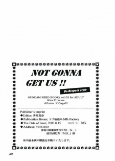 (C64) [Dobuita Street, MK factory (Katsuki Mana)] NOT GONNA GET US!! (Mobile Suit Gundam SEED) - page 33