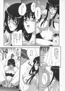 (C70) [Gakuen Hanimokuo (Shinonome Maki)] Futami Eriko no Inbou (KimiKiss) - page 10