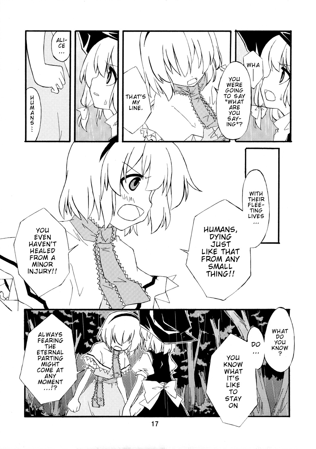 (Kouroumu 2) [PERSONAL COLOR (Sakuraba Yuuki)] Ningyoutsukai to Shirokuroma | The Puppeteer and the White-Black Witch (Touhou Project) [English] page 16 full