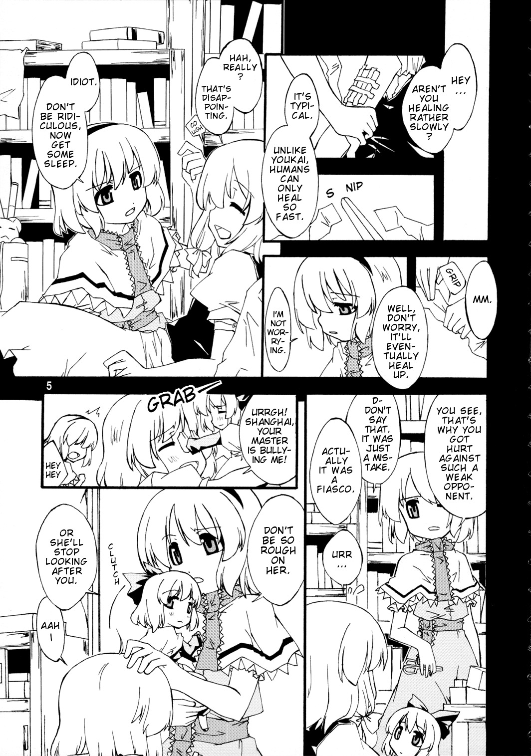 (Kouroumu 2) [PERSONAL COLOR (Sakuraba Yuuki)] Ningyoutsukai to Shirokuroma | The Puppeteer and the White-Black Witch (Touhou Project) [English] page 4 full