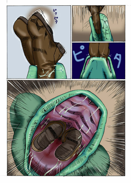 Jill versus Hunter Gamma (vore) page 6 full