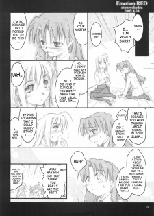 (CR37) [Shimoyakedou (Ouma Tokiichi)] Emotion RED (Fate/stay night) [English] [SaHa] - page 23