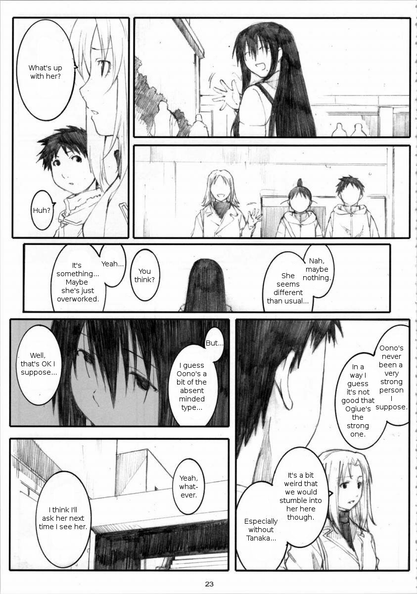 (C72) [Kansai Orange (Arai Kei)] Oono Shiki #4 (Genshiken) [English] =LWB= page 22 full