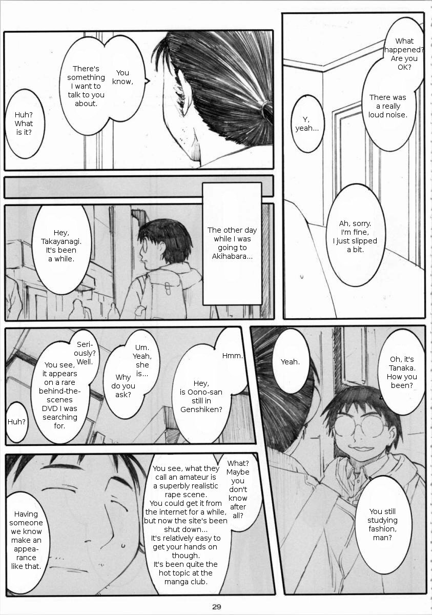 (C72) [Kansai Orange (Arai Kei)] Oono Shiki #4 (Genshiken) [English] =LWB= page 28 full