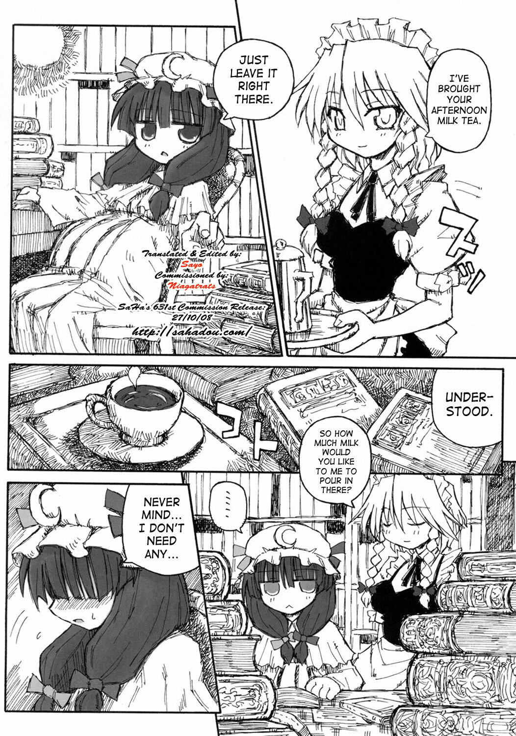 (SC28) [Domestic animals (Murasame Maru)] Seireitsukai no Gogo | Afternoon of The Sorceress (Touhou Project) [English] [SaHa] page 5 full