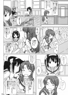 (Henshuuchou wa Atashi) [pooca (Nora Shinji)] Cosmic Trance (Suzumiya Haruhi no Yuuutsu) - page 3