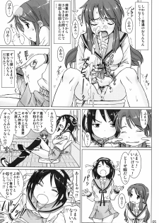 (Henshuuchou wa Atashi) [pooca (Nora Shinji)] Cosmic Trance (Suzumiya Haruhi no Yuuutsu) - page 4