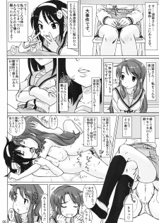 (Henshuuchou wa Atashi) [pooca (Nora Shinji)] Cosmic Trance (Suzumiya Haruhi no Yuuutsu) - page 5