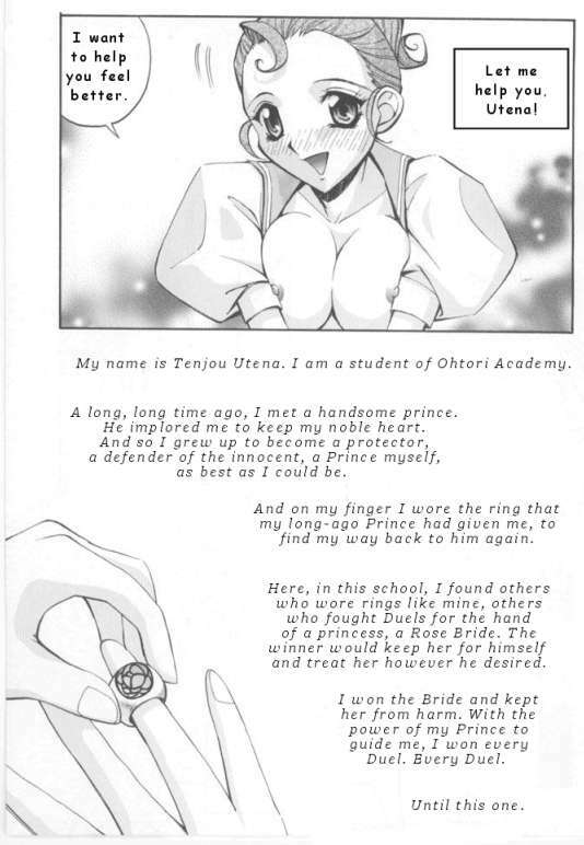 (C52) [Anorak Post (Akiyoshi Yoshiaki)] UTENA NO DRUG Utena Uttenai! (Shoujo Kakumei Utena) [English] page 4 full