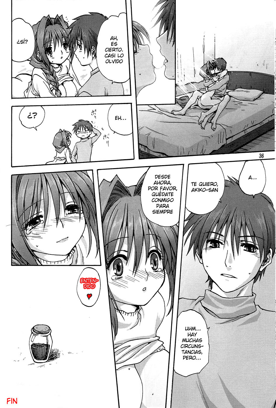 (C72) [Mitarashi Club (Mitarashi Kousei)] Akiko-san to Issho (Kanon) [Spanish] [Japandream Scantrad] page 37 full