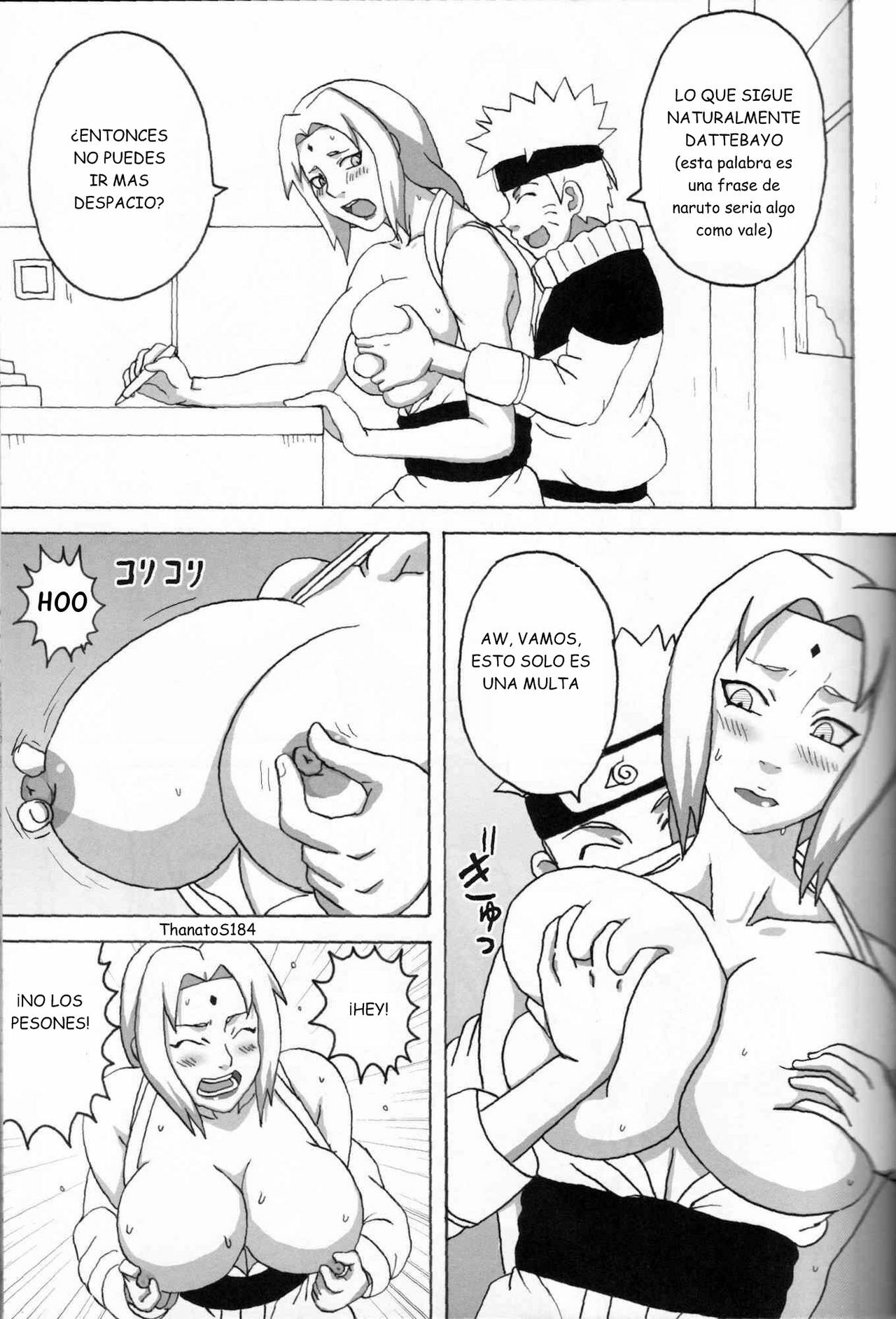 (C73) [Naruho-dou (Naruhodo)] Kyonyuu no Ninja Chichikage | Chichikage Grandes Pechos Ninjas (Naruto) [Spanish] [Infernal Kaiser no Fansub] page 10 full