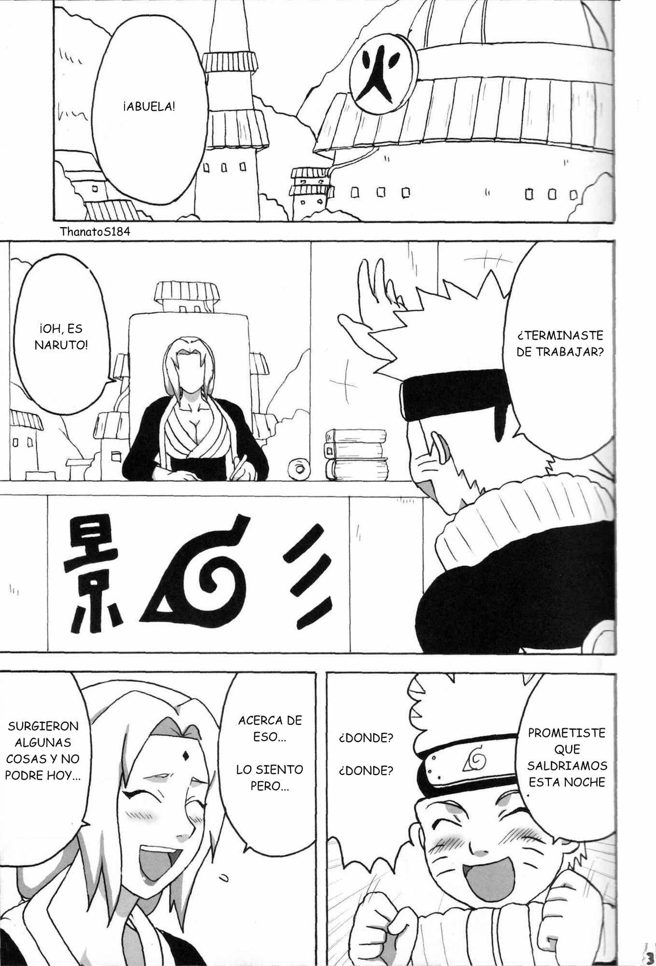 (C73) [Naruho-dou (Naruhodo)] Kyonyuu no Ninja Chichikage | Chichikage Grandes Pechos Ninjas (Naruto) [Spanish] [Infernal Kaiser no Fansub] page 4 full