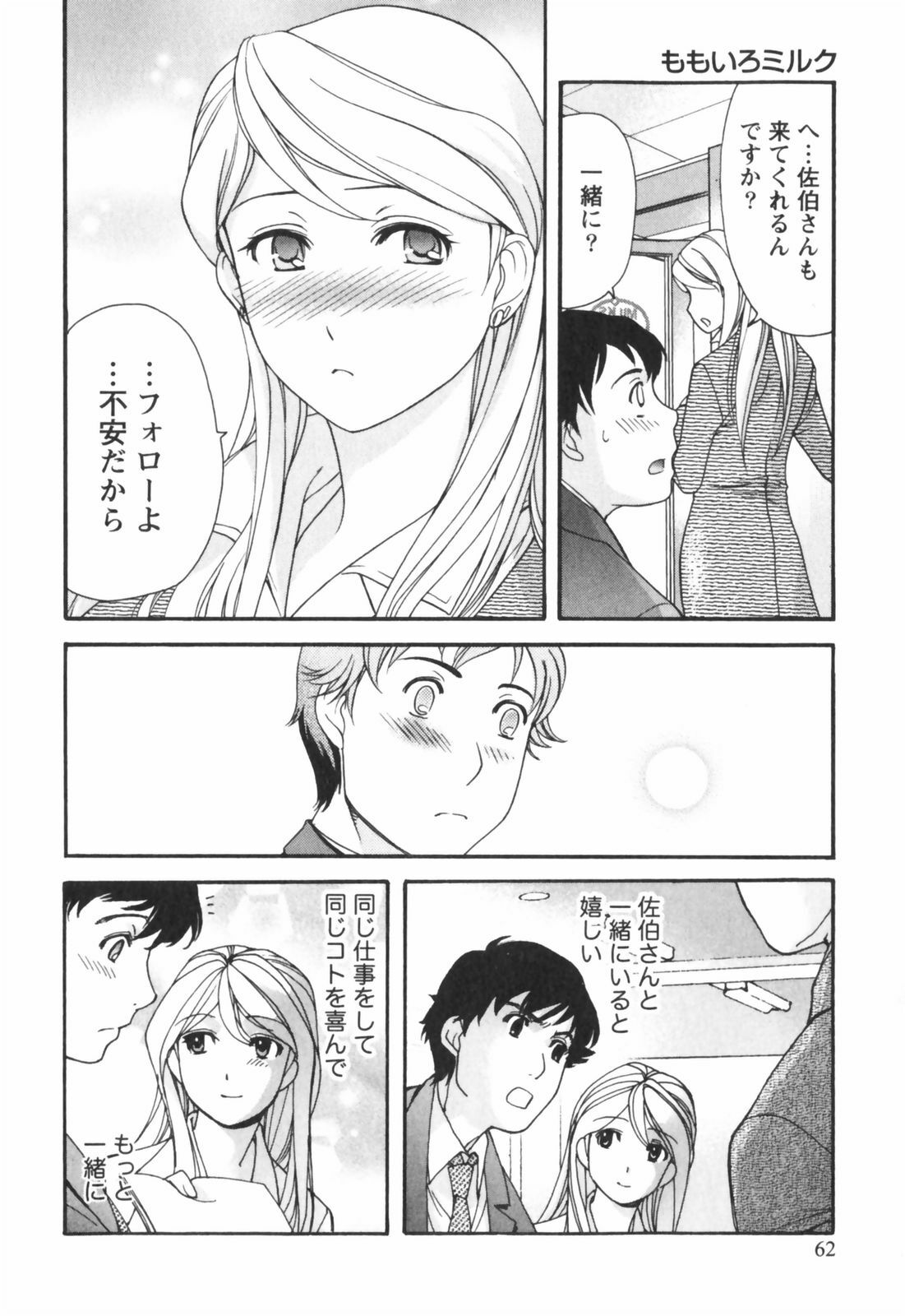 [Kuuki Fuzisaka] Momoiro Milk page 63 full