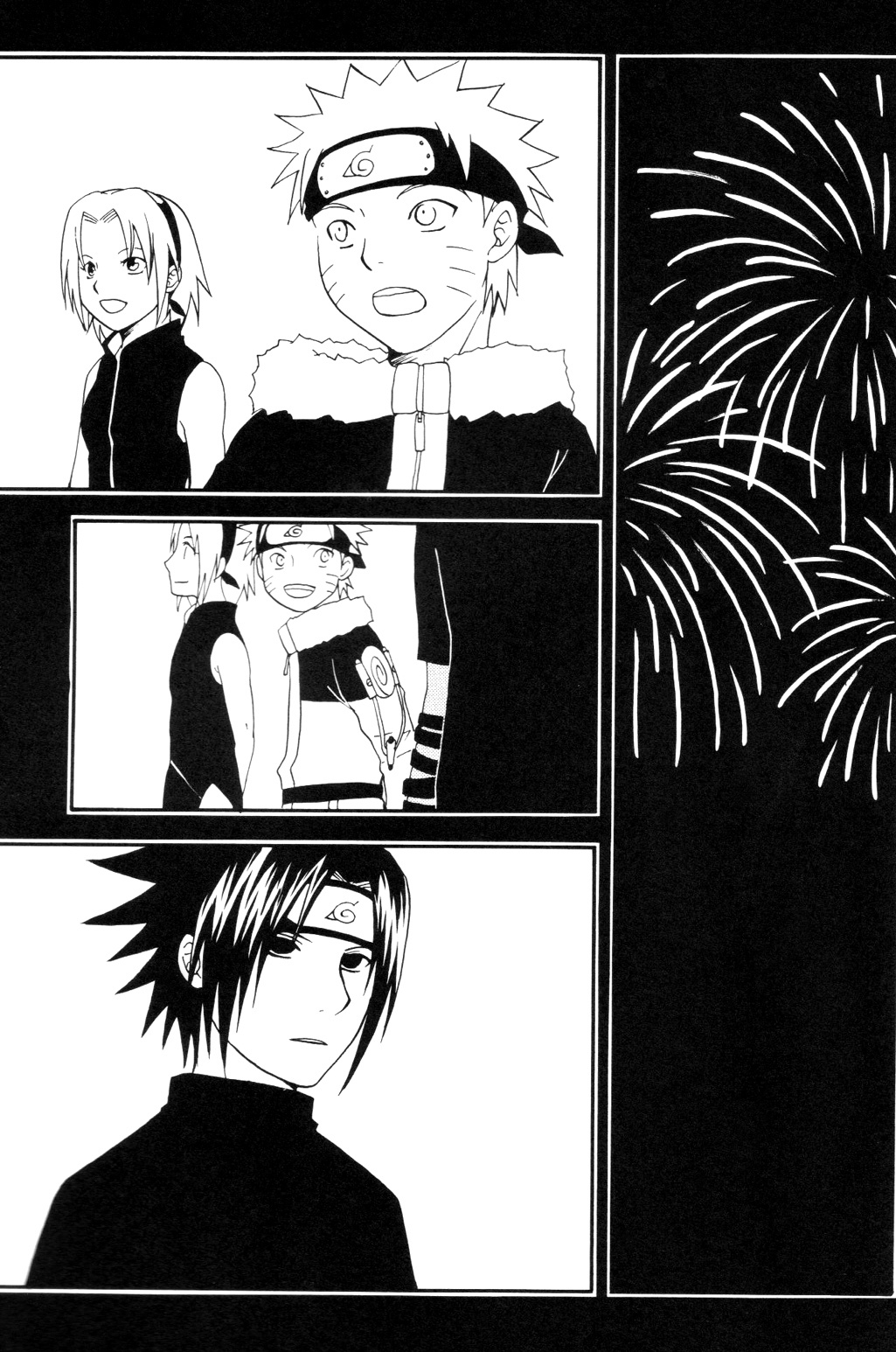 Darkness in the face of evening (SasukexNaruto){yaoi} page 4 full