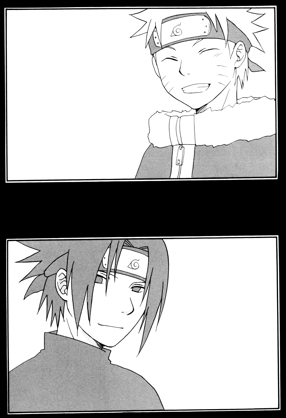 Darkness in the face of evening (SasukexNaruto){yaoi} page 5 full