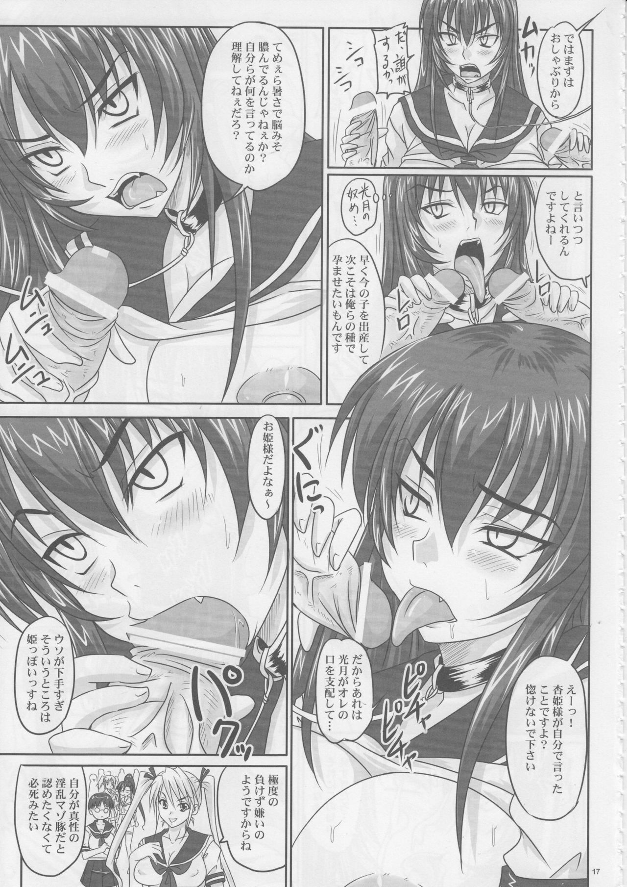 (C74) [Nozarashi (Nozarashi Satoru)] Do-S na Hime wa Kegasareru Haji no San - Kichiku no Utage page 16 full