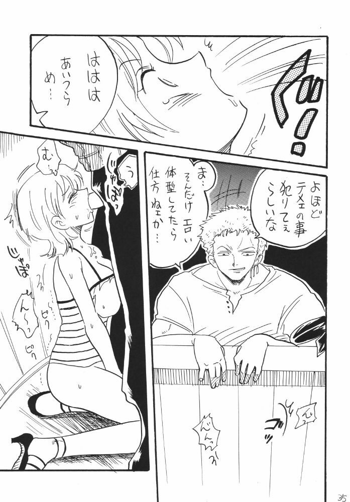 [Ginmomodou (Mita Satomi)] Koukainissi 01 (One Piece) page 35 full