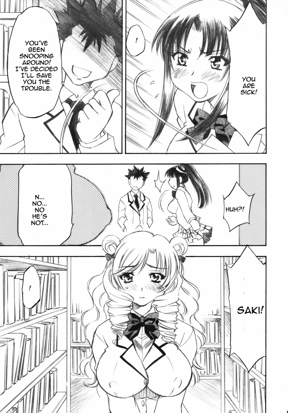 Troublekko ~Saki & Aya & Rin~ (To LOVE-Ru) [English] [Rewrite] page 21 full