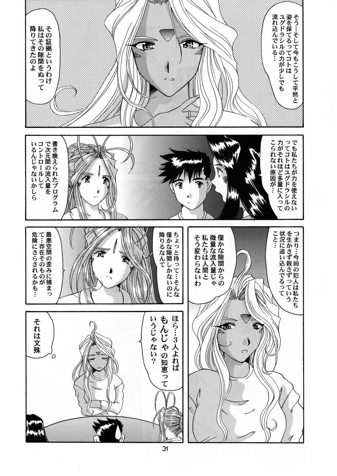 (CR25) [Tenzan Koubou (Tenchuumaru)] Nightmare of My Goddess 6 (Ah! My Goddess) page 31 full