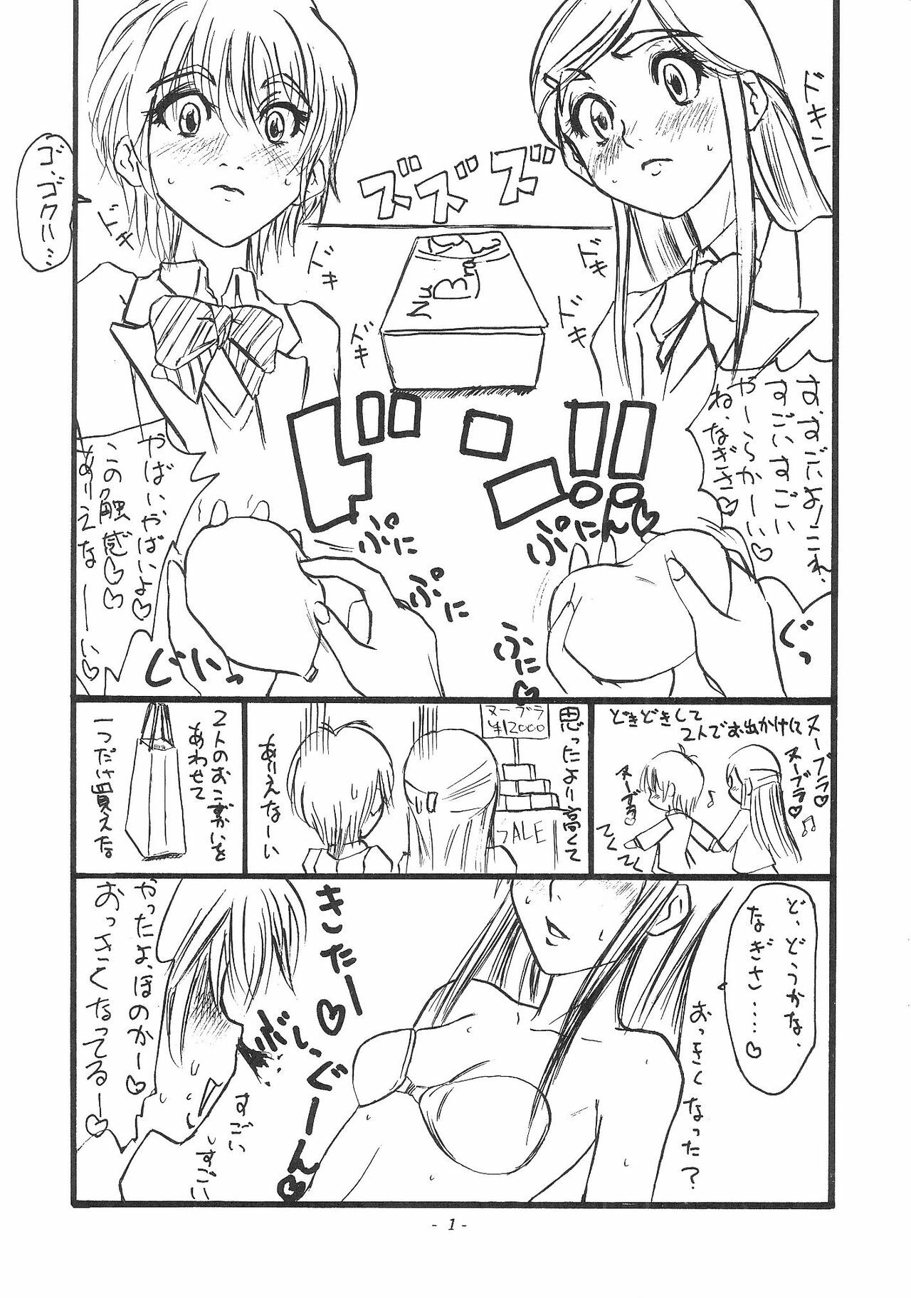 (C66) [Sekai Kakumei Club (Ozawa Reido)] Mesu Buta no Shiiku to Kouhai Nitsuite (Futari wa Precure) page 2 full