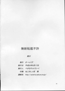 (C74) [Aurelia (Kurouku)] Touhou Toshima Benjo (Touhou Project) - page 17