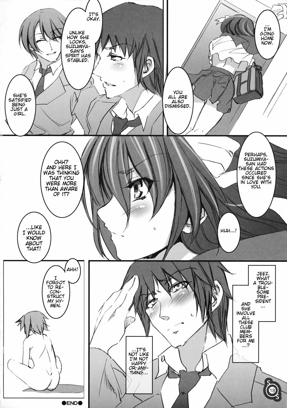 (C70) [Alice no Takarabako (Mizuryu Kei)] Haru Hina (Suzumiya Haruhi no Yuuutsu) [English] [One of a Kind Productions] page 17 full