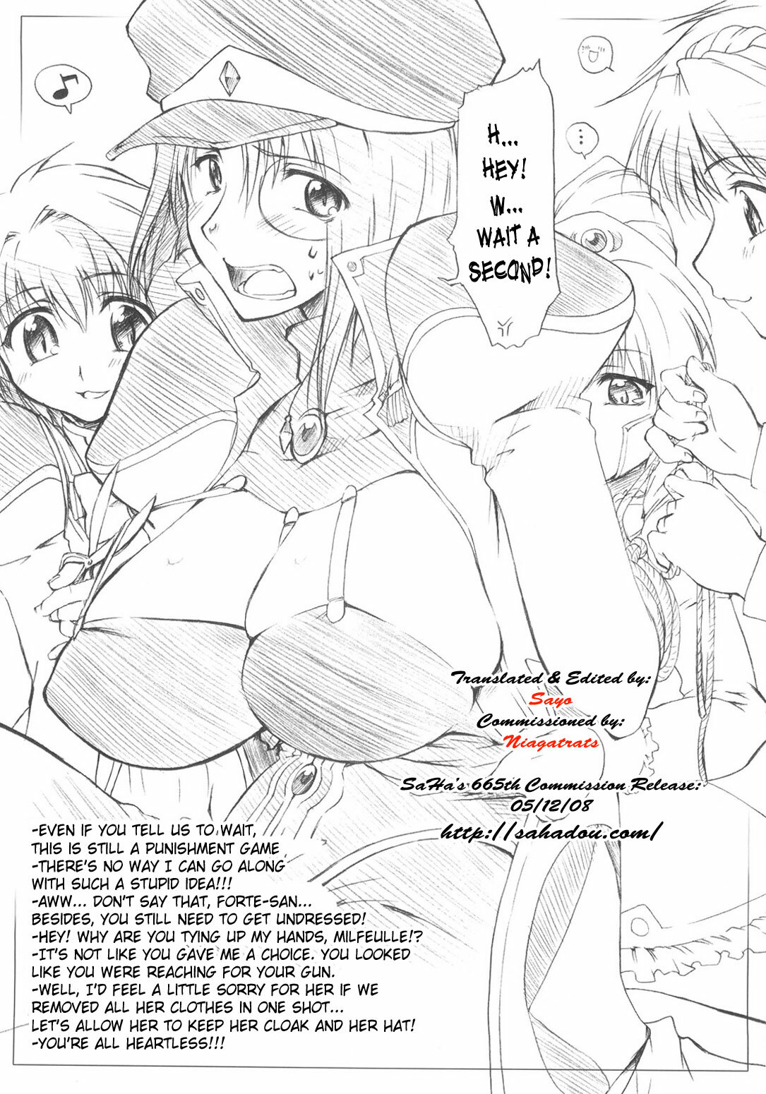 (CR37) [Sago-Jou (Seura Isago)] Ten Kara Forte! ~Soushuuhen~ | Forte from Heaven! (Galaxy Angel) [English] [SaHa] page 6 full