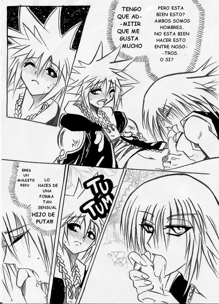 Unknown Kingdom Hearts Yaoi Doujin (Sora x Riku) page 15 full