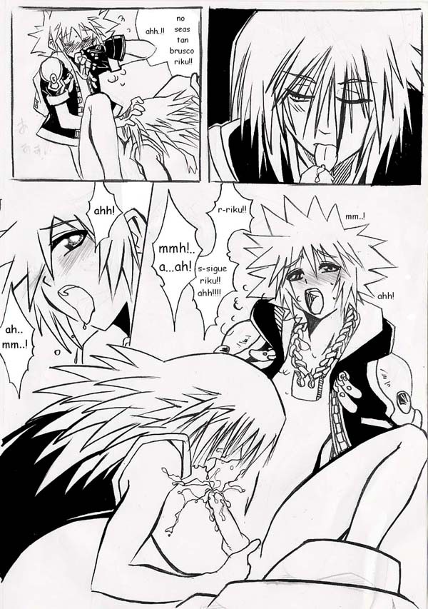 Unknown Kingdom Hearts Yaoi Doujin (Sora x Riku) page 22 full