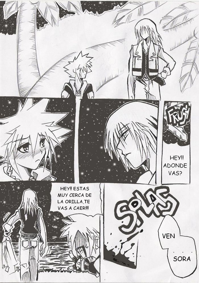 Unknown Kingdom Hearts Yaoi Doujin (Sora x Riku) page 9 full