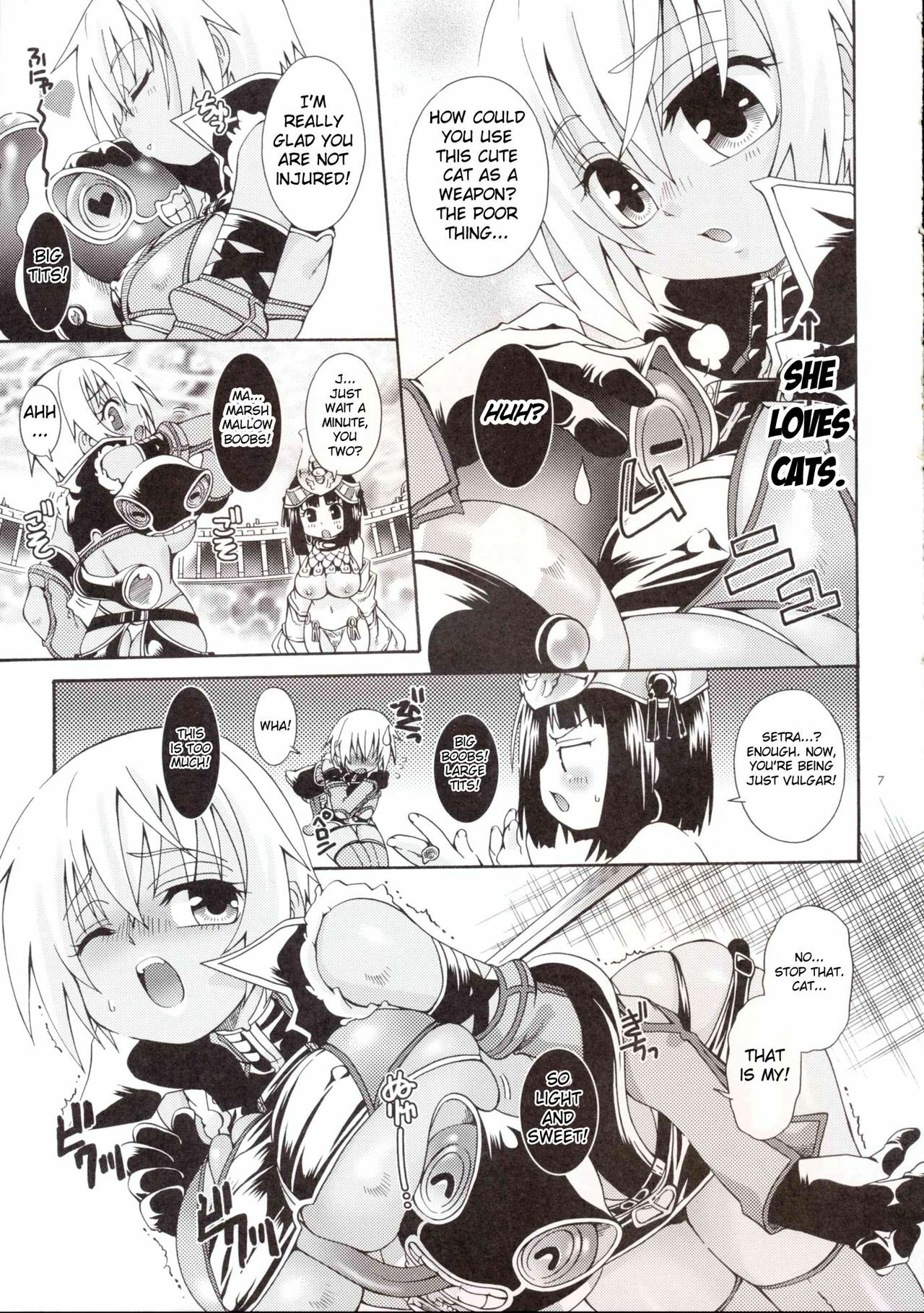 (C72) [Search-Light (Kurosaki Kotora)] Cat Fight Over Drive (Queen's Blade) [2nd Edition Melon Books Ban] [English] page 6 full