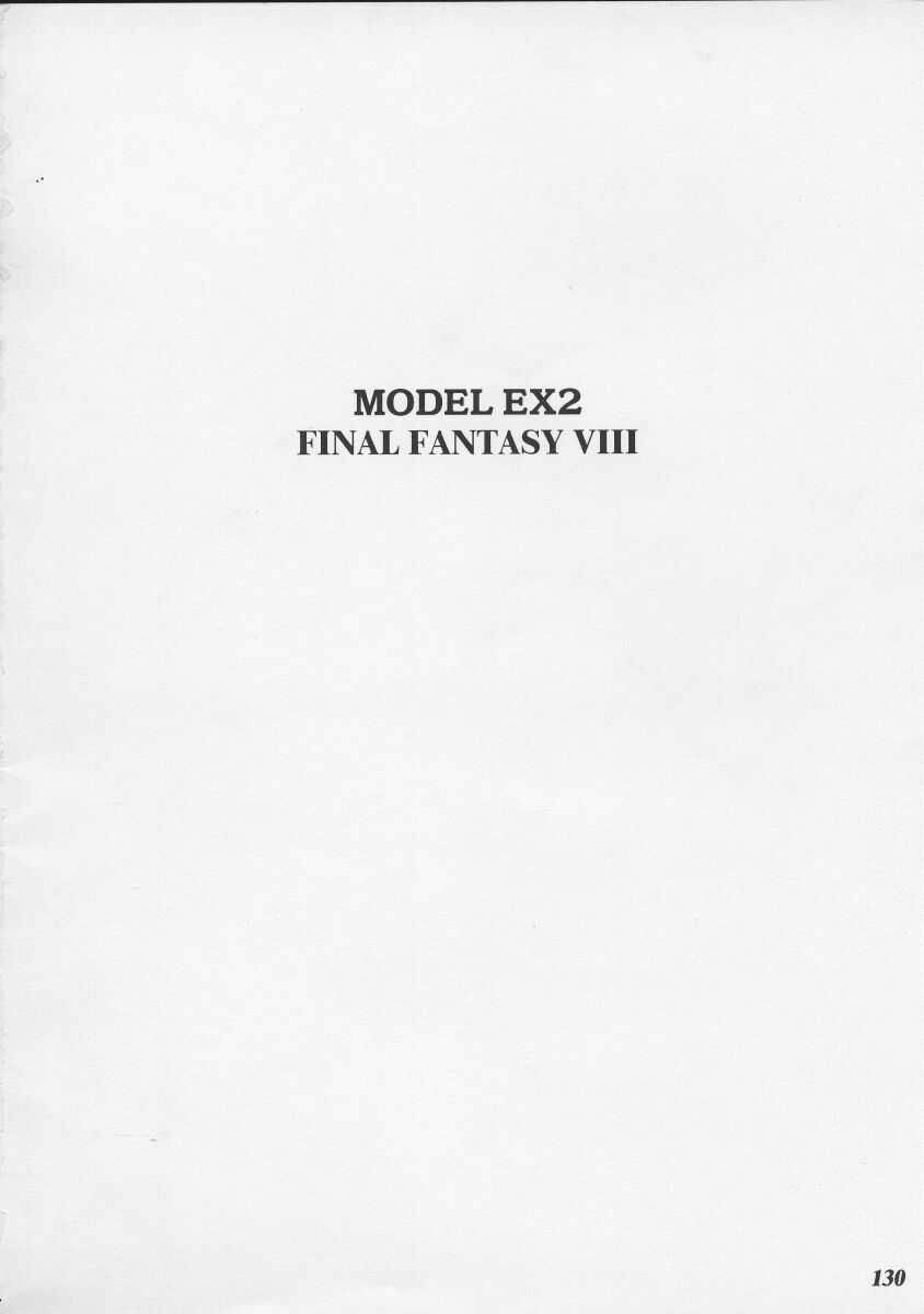 [Metal (Various)] Model EX2 (Final Fantasy VIII) page 130 full