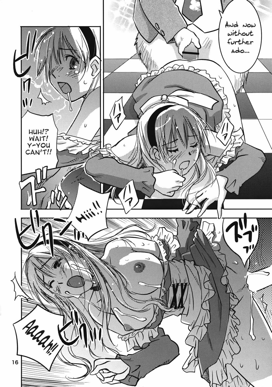 (C74) [RACK&PINION (Iogi Juichi)] Fushigi no Kuni no Alice (Alice in Wonderland) [English] [Azami] page 15 full