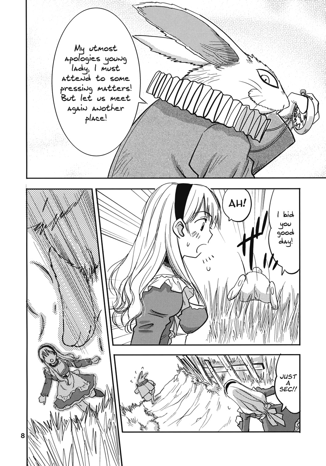 (C74) [RACK&PINION (Iogi Juichi)] Fushigi no Kuni no Alice (Alice in Wonderland) [English] [Azami] page 7 full