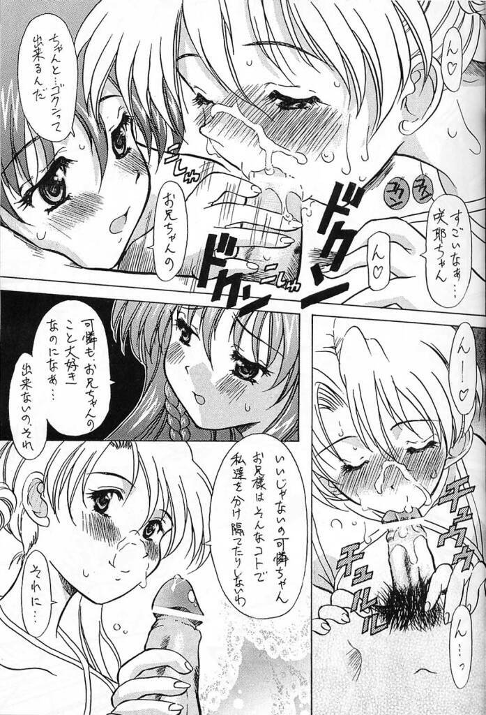 (C61) [Kyuushuu Settoudan, Unaginobori (Bau Bau, Tatsuya Kamishima, Yokoi Rego)] Dual Process (Sister Princess) page 14 full