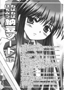 [Haiokutan] Nebaneba Hachimitsu Nattou Sword (Kanon) - page 2