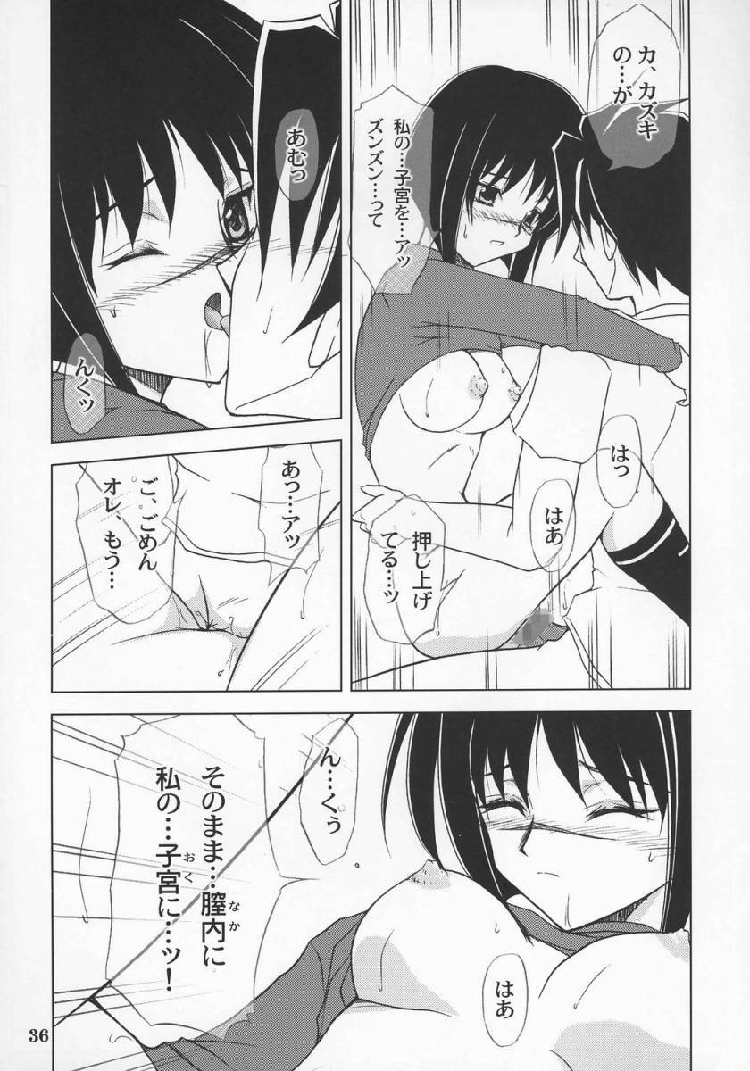 (C70) [GAZEL FORM (Mafuyu no Suika)] Karu-tama (ToHeart 2) page 35 full