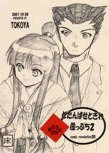 [Toko-ya (Kitou En)] Dotanbasetogi wa gake ppuchi 2 (Ace Attorney) - page 1