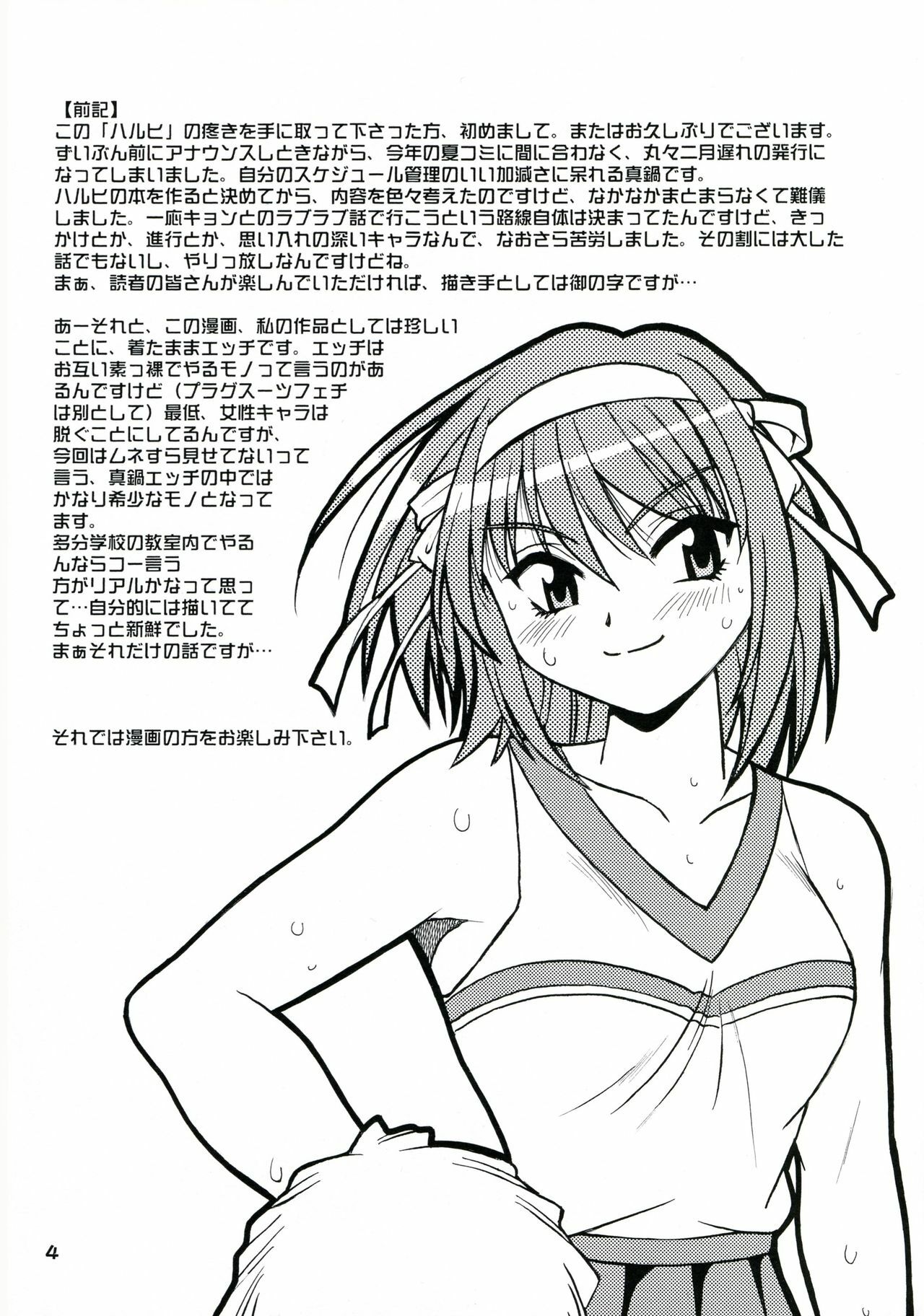 (SC41) [Studio Katsudon (Manabe Jouji)] Haruhi no Uzuki (Suzumiya Haruhi no Yuuutsu) page 3 full