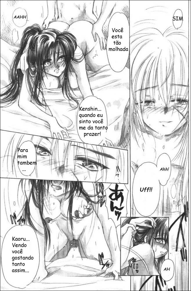 (C53) [Yamaguchirou (Yamaguchi Shinji)] Jinchuu (Rurouni Kenshin) [Portuguese-BR] page 17 full