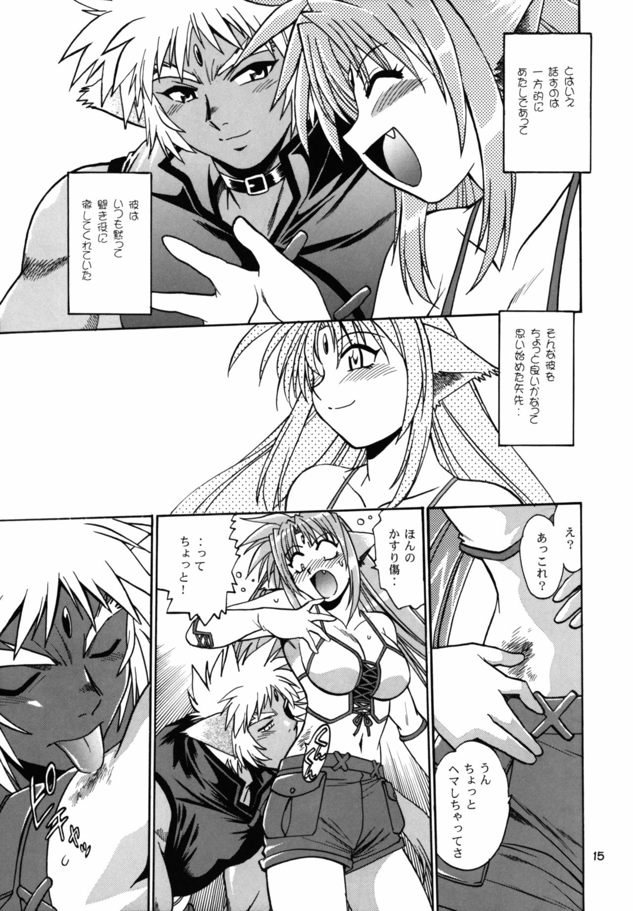 (SC34) [Studio Katsudon (Manabe Jouji)] Kemonotachi no Bansan (Mahou Shoujo Lyrical Nanoha) page 15 full