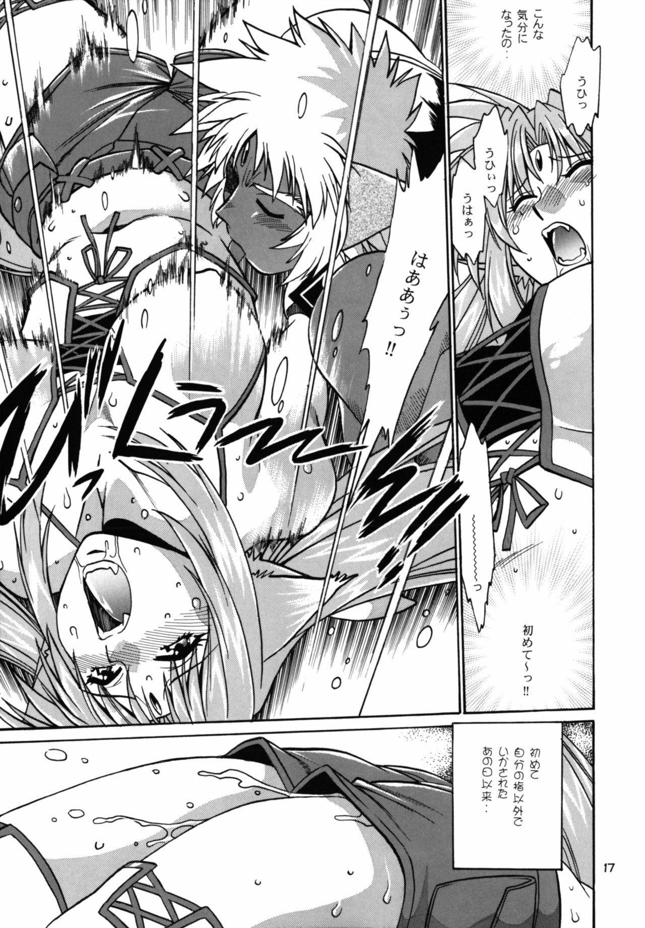 (SC34) [Studio Katsudon (Manabe Jouji)] Kemonotachi no Bansan (Mahou Shoujo Lyrical Nanoha) page 17 full