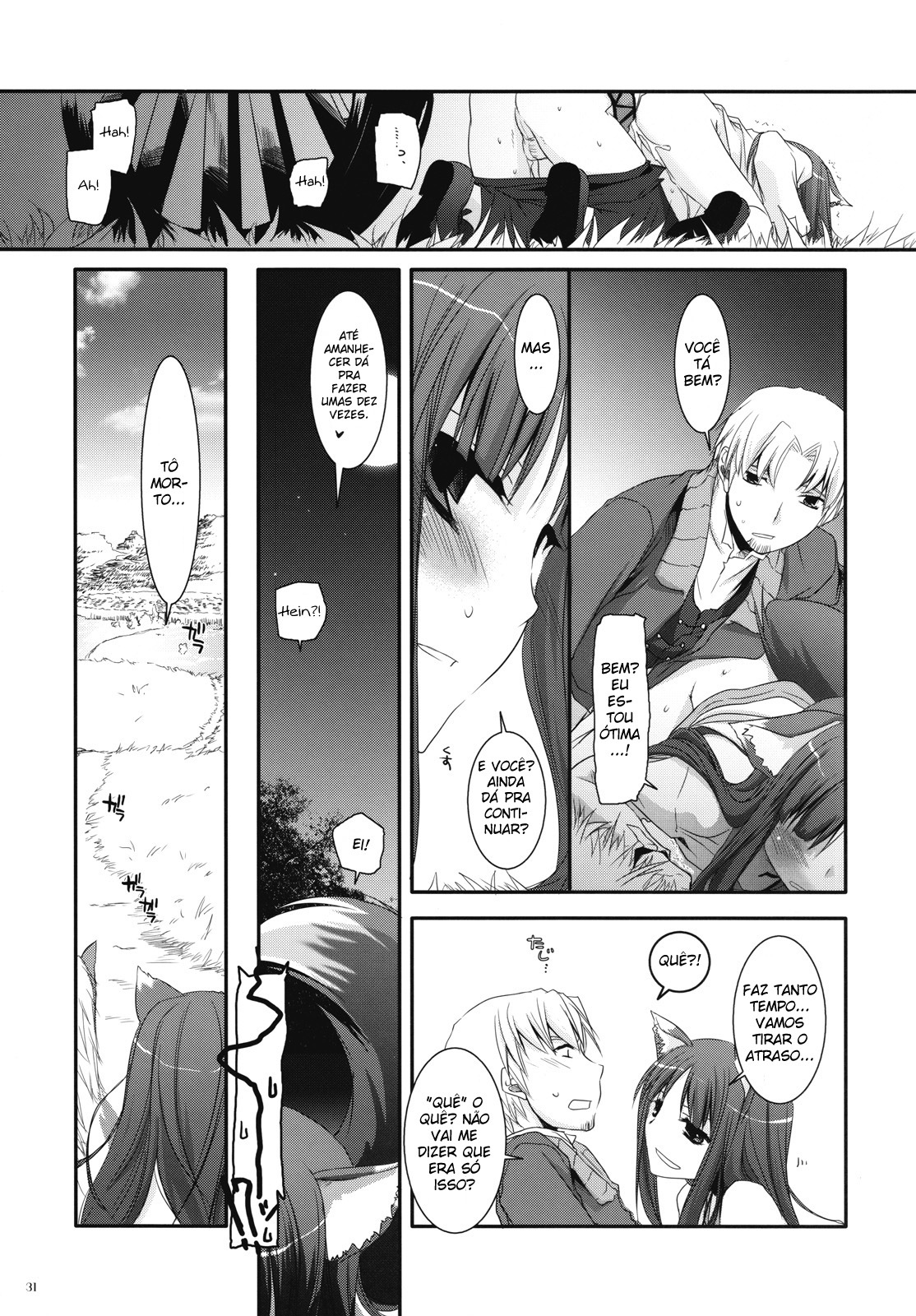 (COMIC1☆2) [Digital Lover (Nakajima Yuka)] D.L. Action 43 (Spice and Wolf) [Portuguese-BR] [BartSSJ] page 30 full