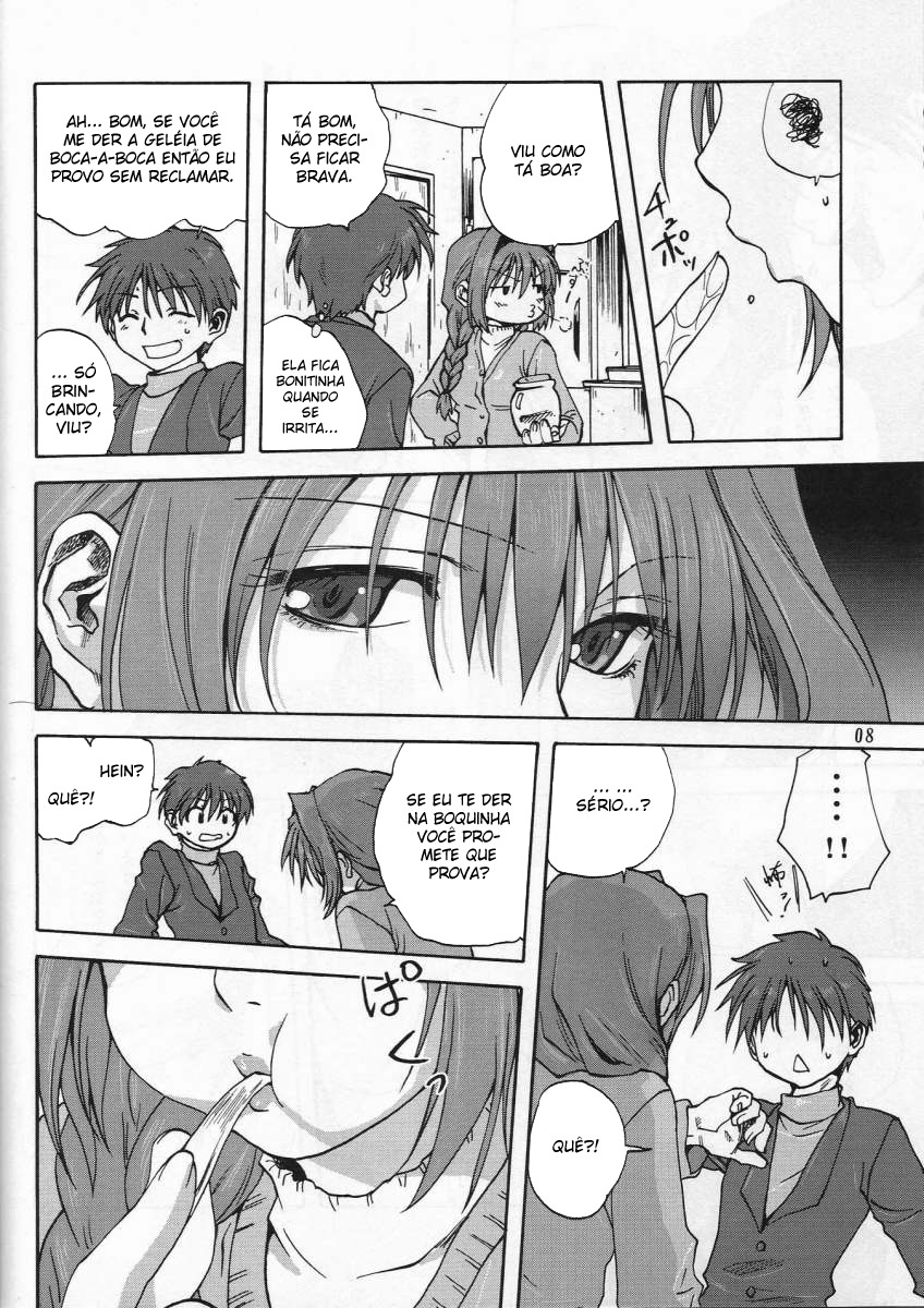 (C72) [Mitarashi Club (Mitarashi Kousei)] Akiko-san to Issho (Kanon) [Portuguese-BR] [BartSSJ] page 7 full