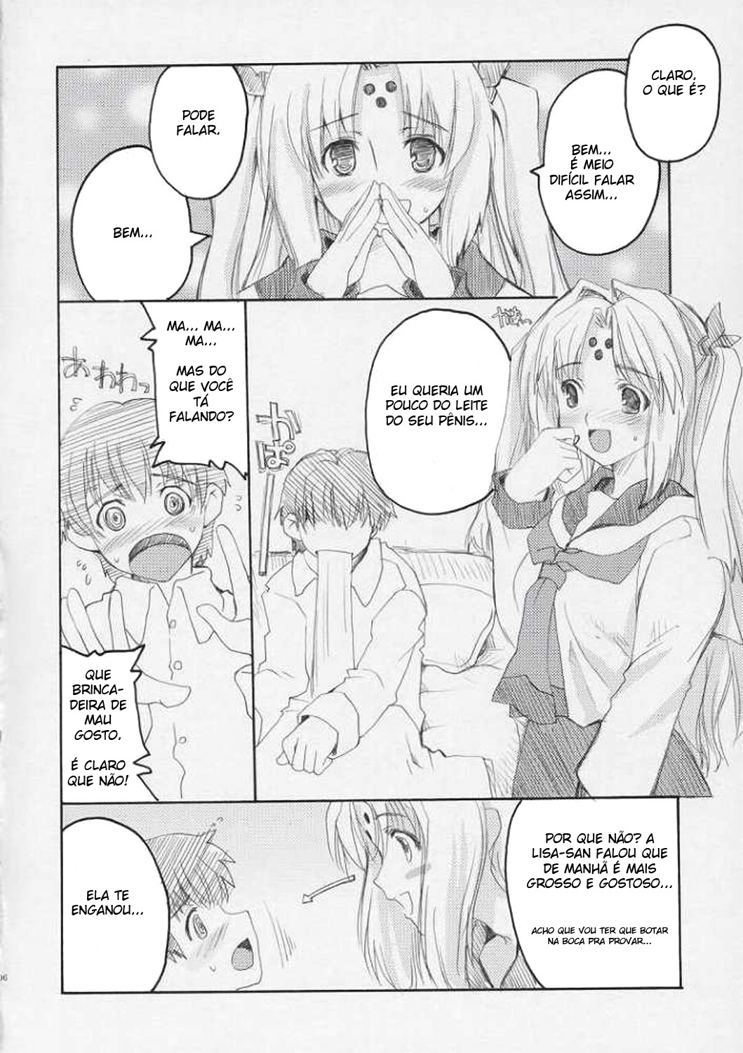 (C67) [Hachiouji Kaipan Totsugeki Kiheitai, PLASTIC DREAMER (Makita Yoshiharu)] HAPPY FEVER HEAT! (Girls Bravo) [Portuguese-BR] [BartSSJ] page 3 full