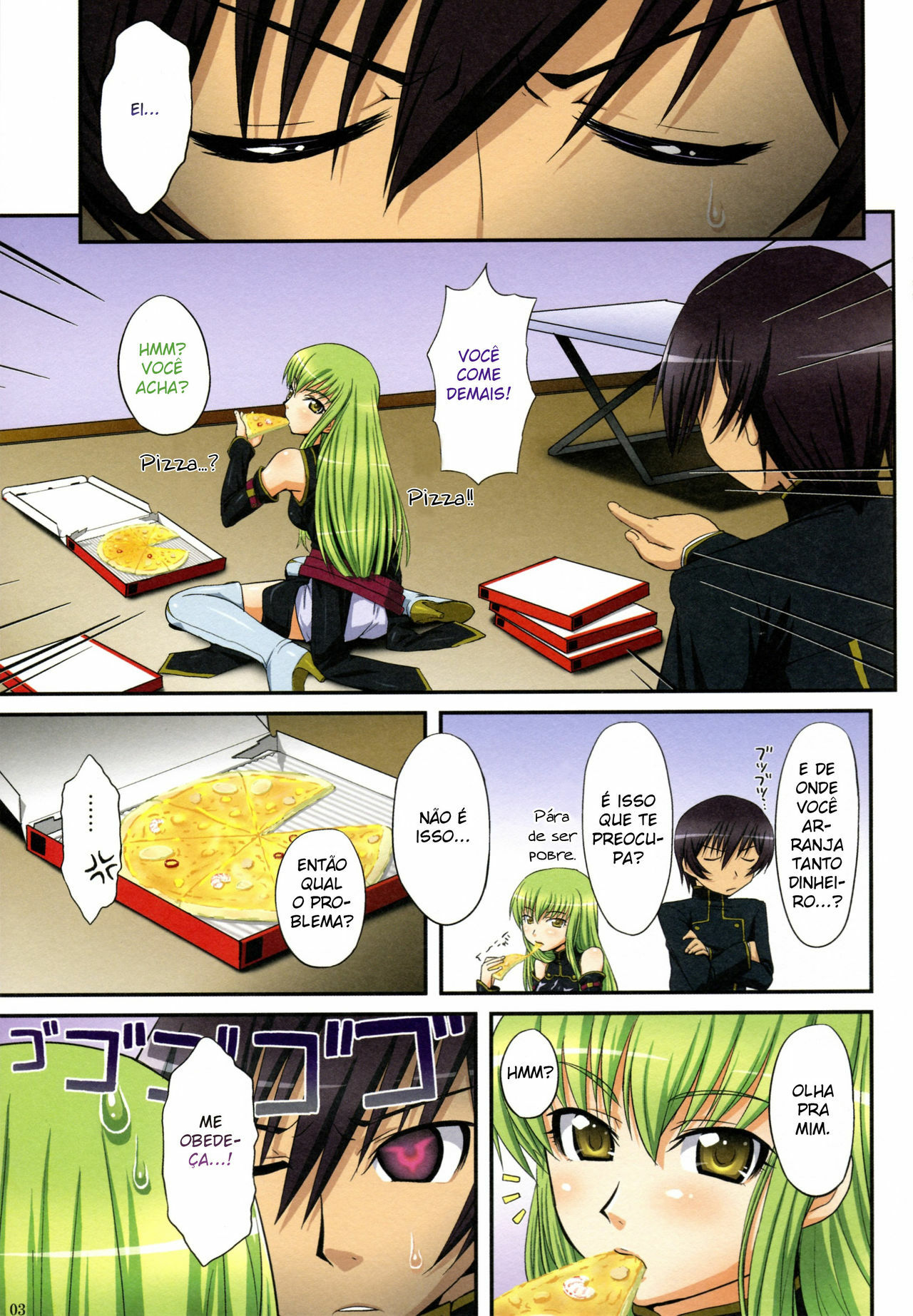 (COMIC1☆2) [ORANGE☆SOFT (Aru Ra Une)] C.C. no Tsumeawase (Code Geass) [Portuguese-BR] [BartSSJ] page 2 full