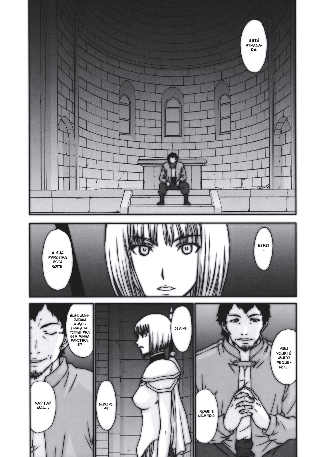 (C73) [Secret Society M (Kitahara Aki)] Doukoku no Ori (Claymore) [Portuguese-BR] [BartSSJ] page 4 full