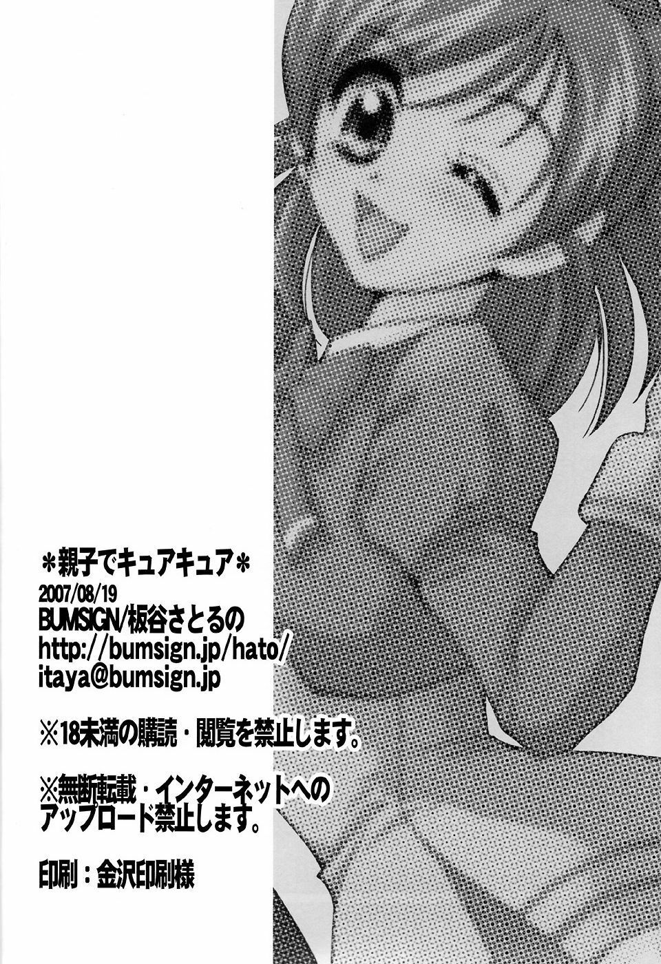(C72) [BUMSIGN (Itaya Satoruno)] Oyako De Cure Cure (Yes! Precure5) page 29 full