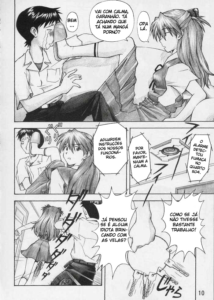 (C67) [TENGU NO TSUZURA (Kuro Tengu)] Asuka Trial (Neon Genesis Evangelion) [Portuguese-BR] [BartSSJ] page 9 full