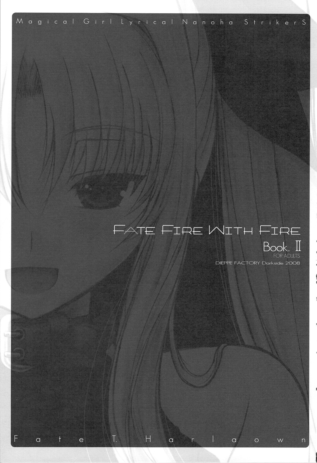 (C75) [DIEPPE FACTORY Darkside (Alpine)] Fate fire with fire Book II (Mahou Shoujo Lyrical Nanoha) page 2 full